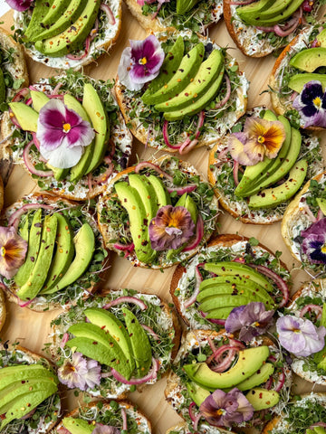 Open - Face Bagels - Curated Spread