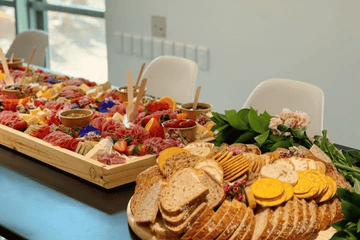 charcuterie board for lunch and meetings
