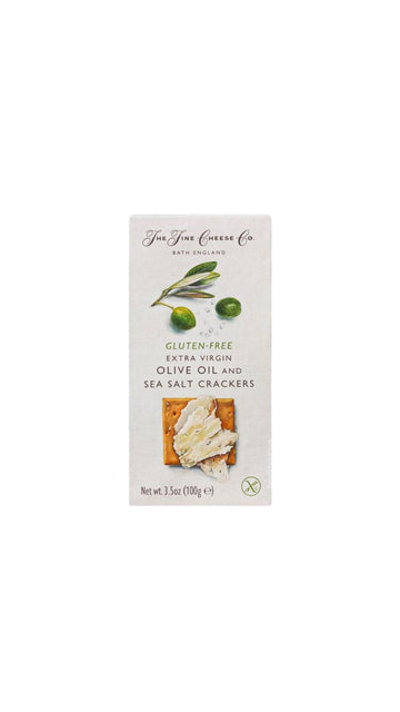 The Fine Cheese Co Gluten - Free Extra Virgin Olive Oil & Sea Salt Crackers - Curated Spread